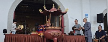 吉安鄉115年中元祈福法會登場  游淑貞推環保祭祀、加速慈雲山櫃體重建